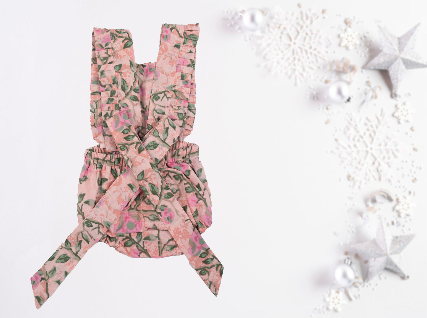 Baby Girl Watermelon Whimsy Romper Dress