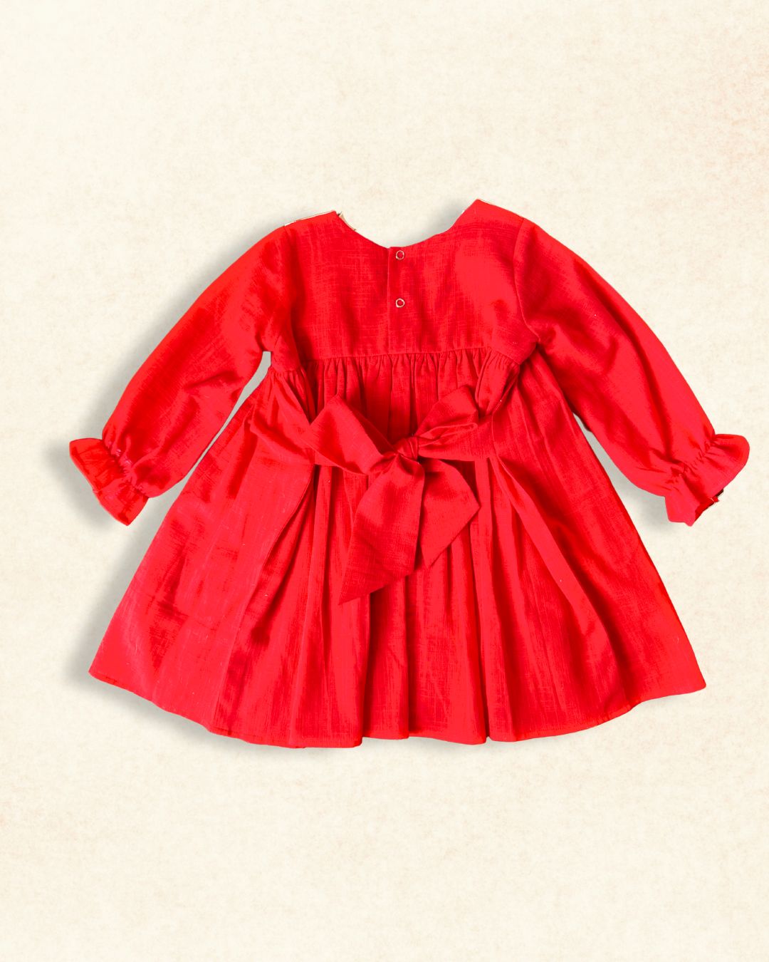 Girls Full Sleeves Joyride Embroidered Dress