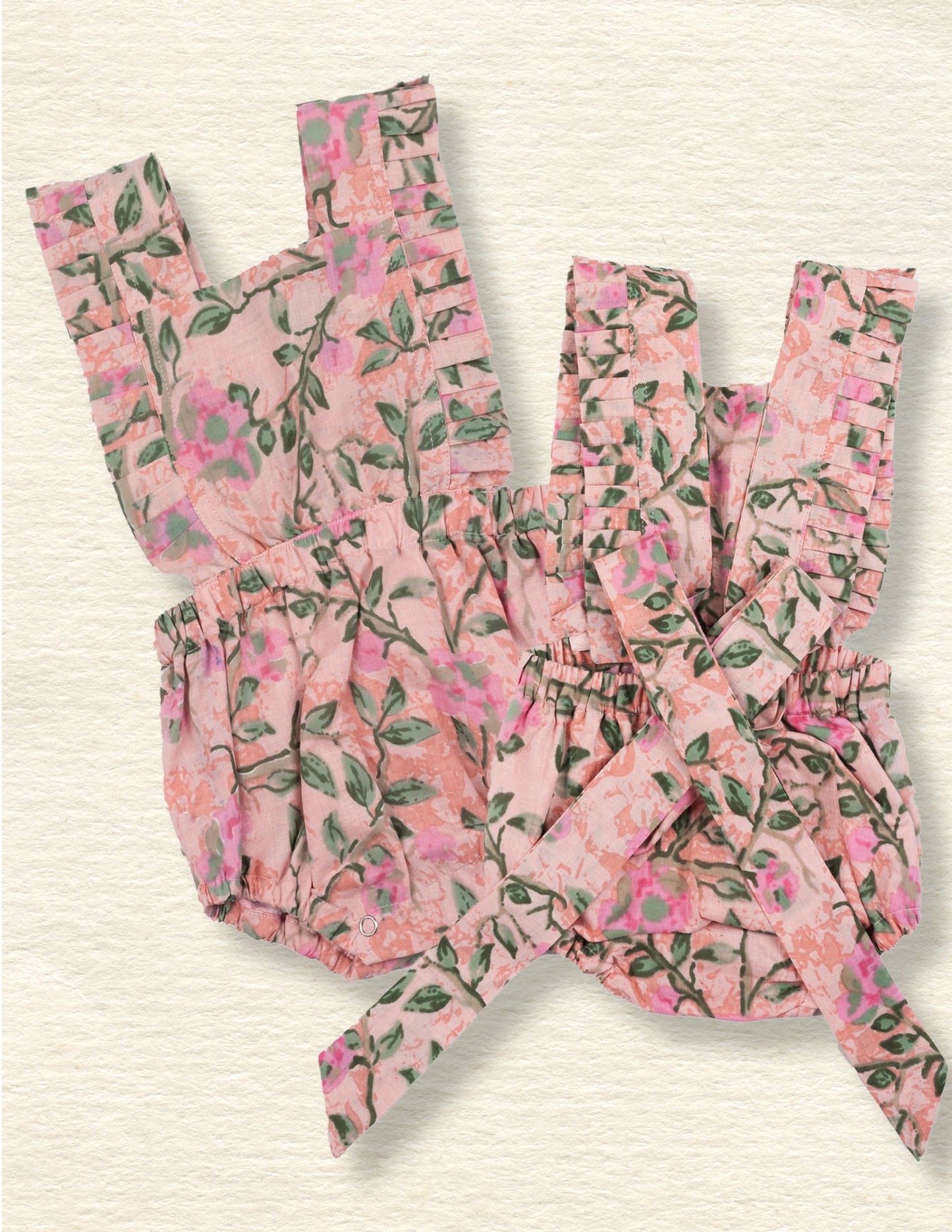 Baby Girl Watermelon Whimsy Romper Dress