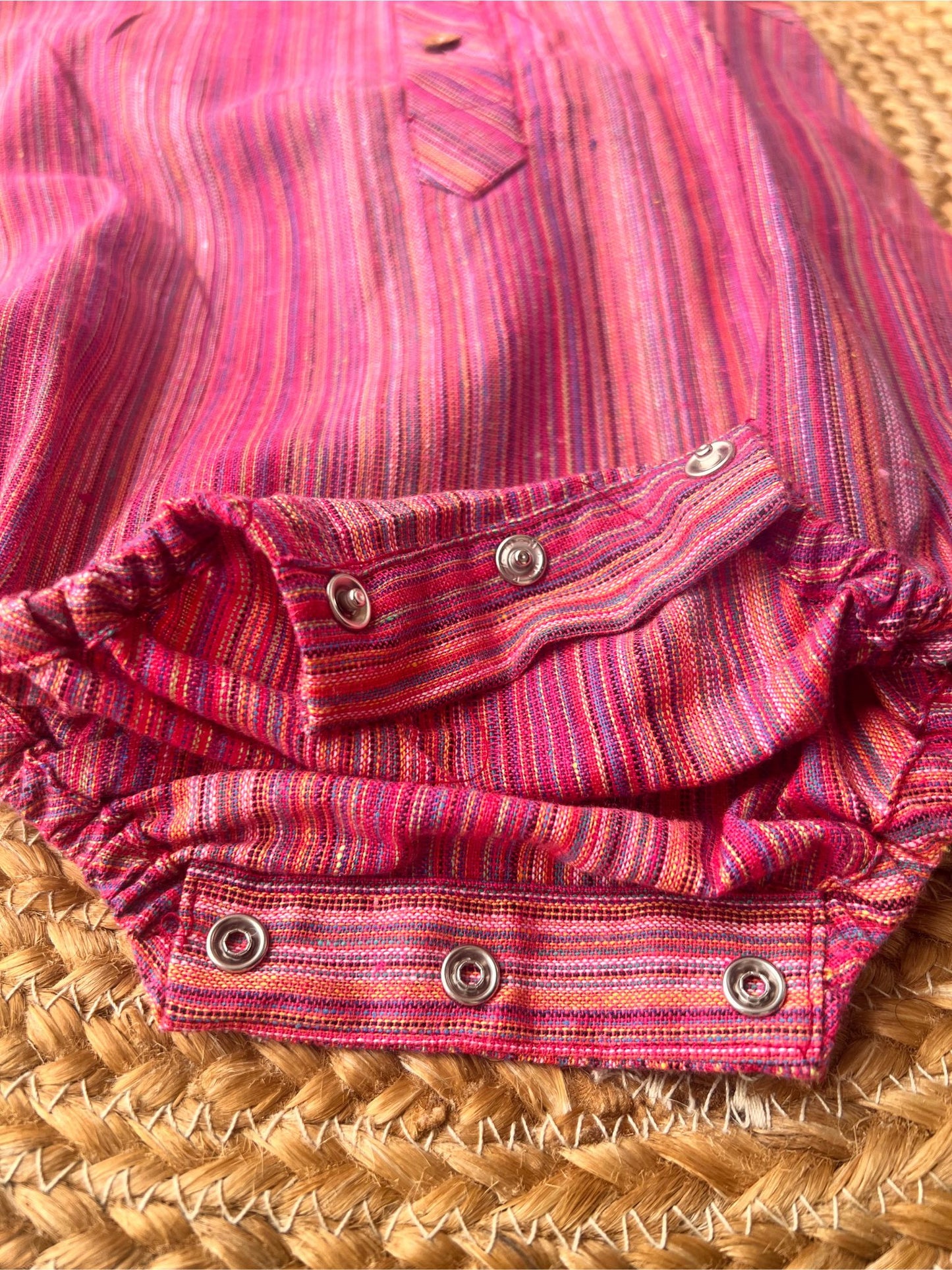 Unisex Baby Pink Romper