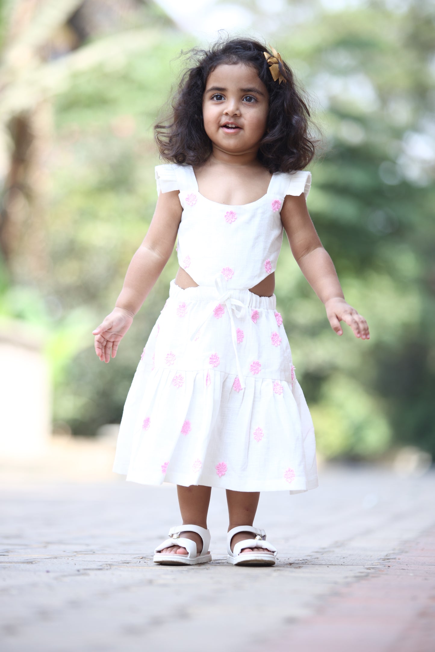 Girls Petal Cascade Dress