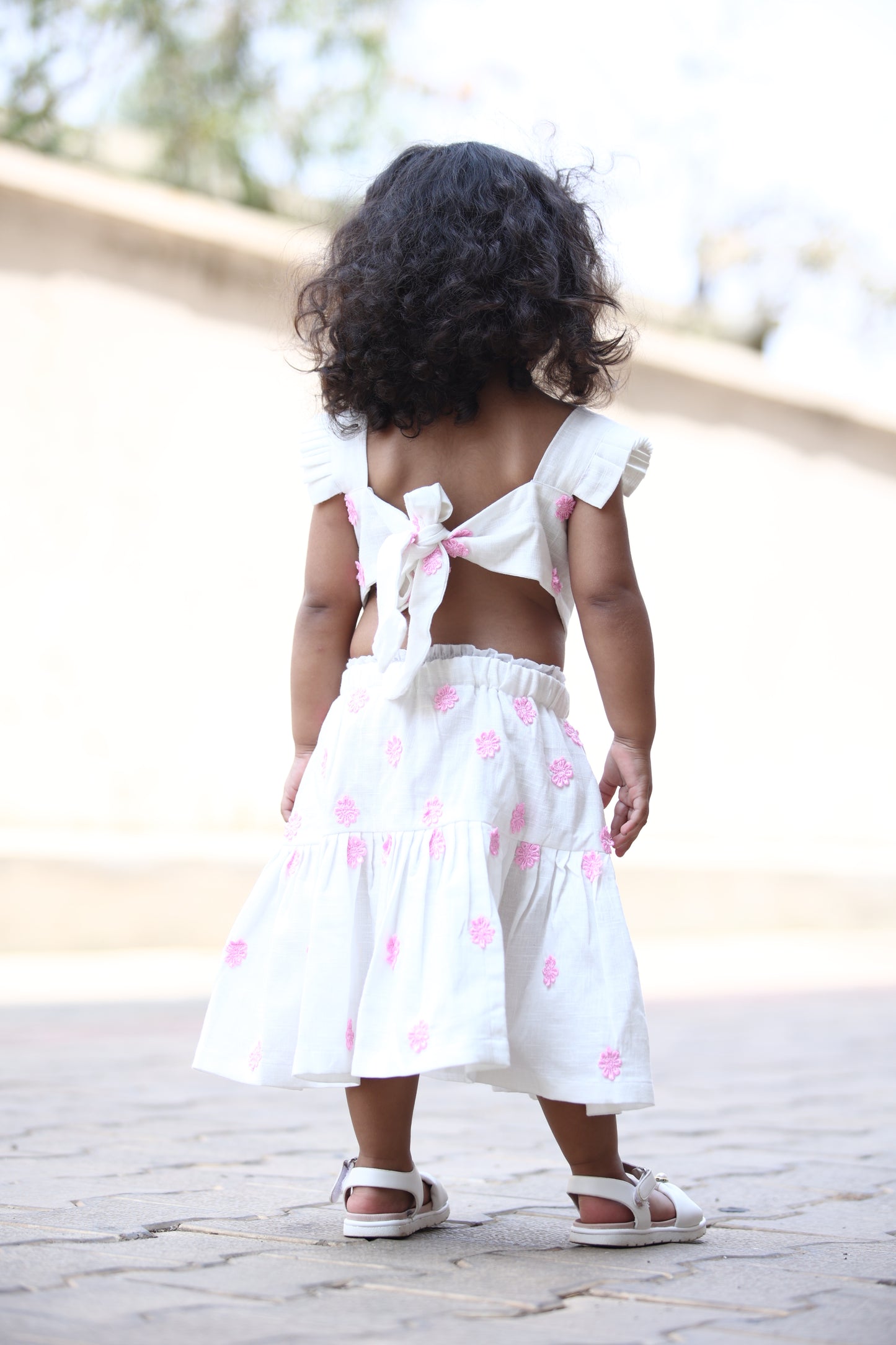 Girls Petal Cascade Dress