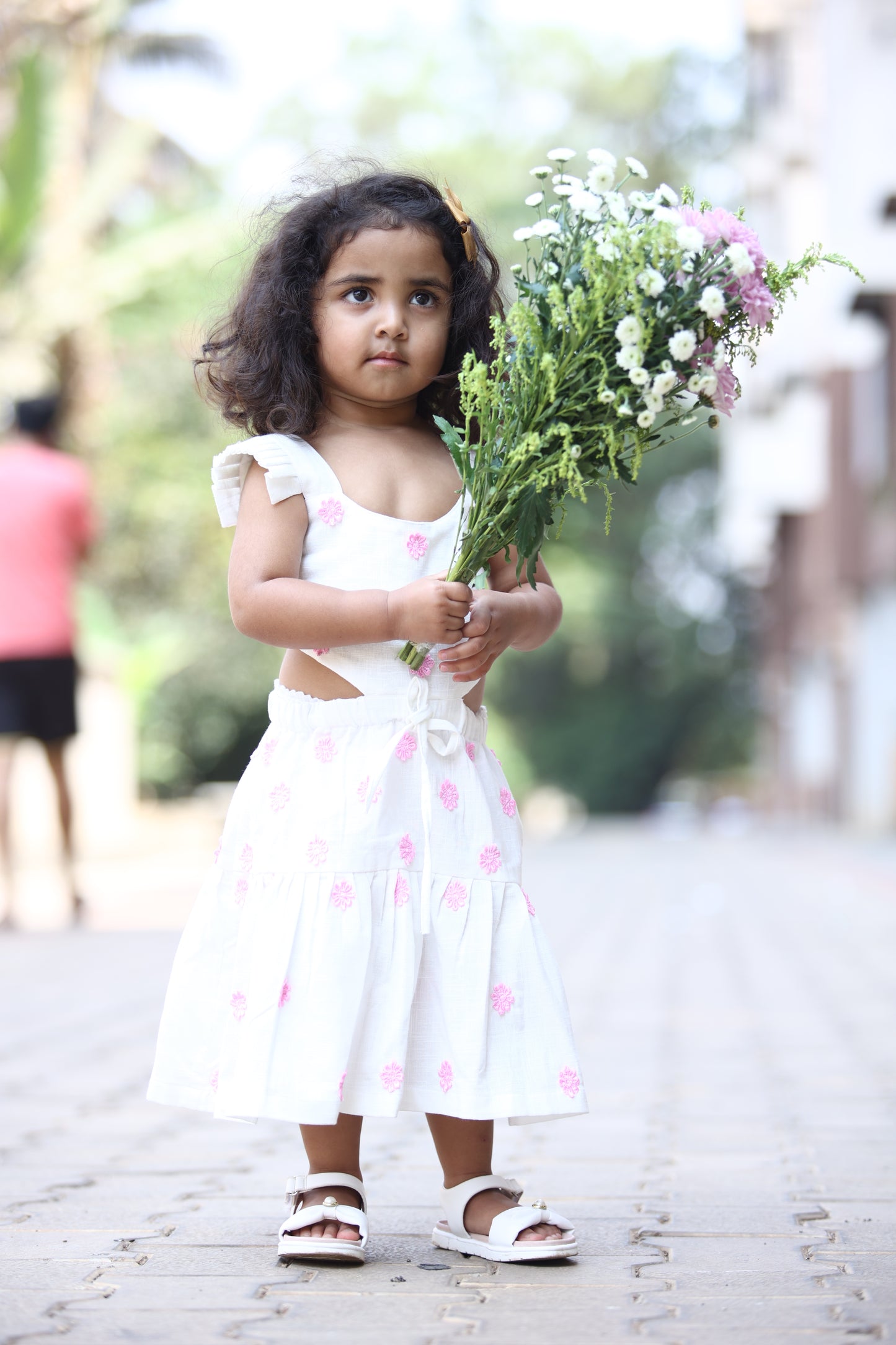 Girls Petal Cascade Dress