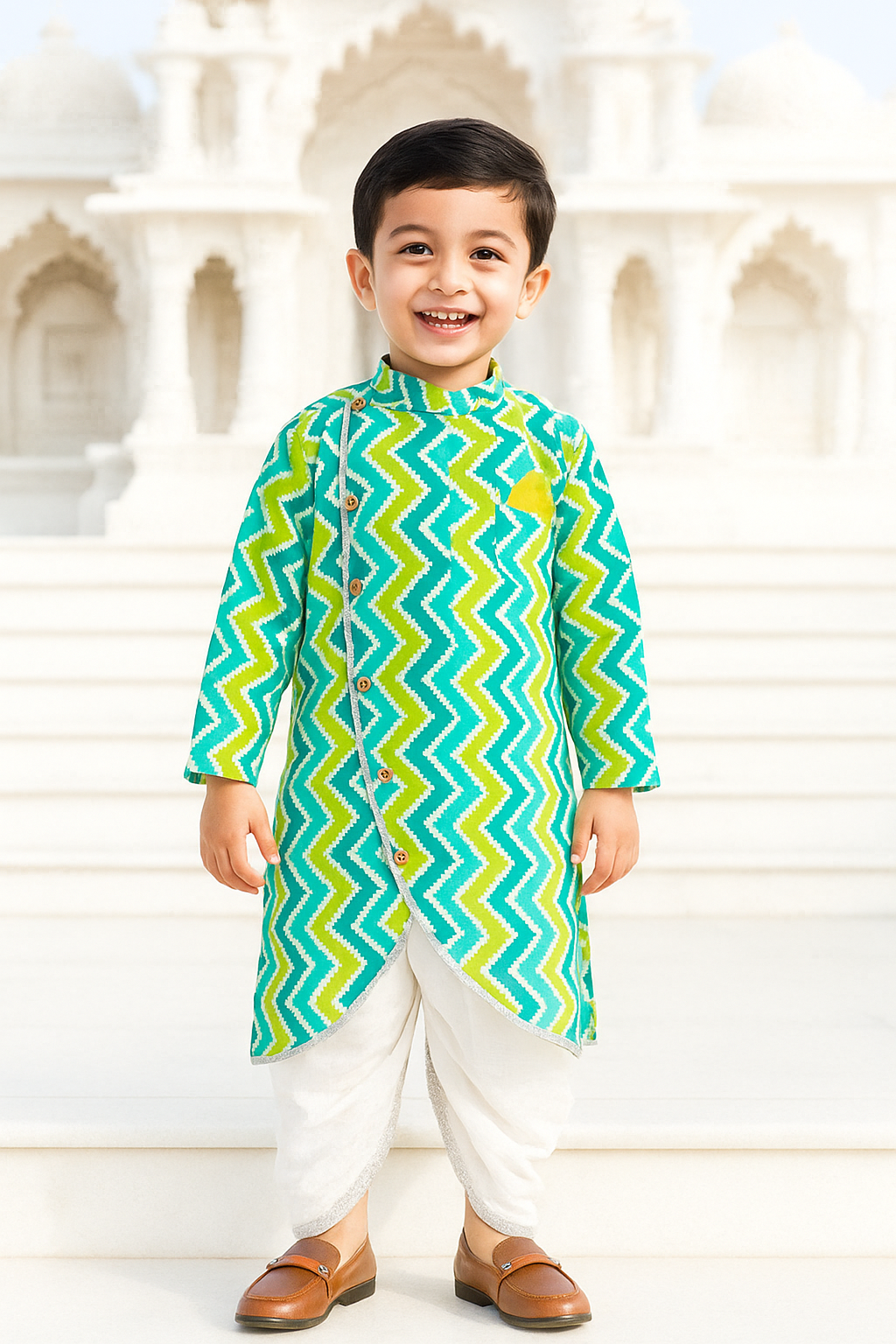 Minty Elegance Dhoti Kurta Set