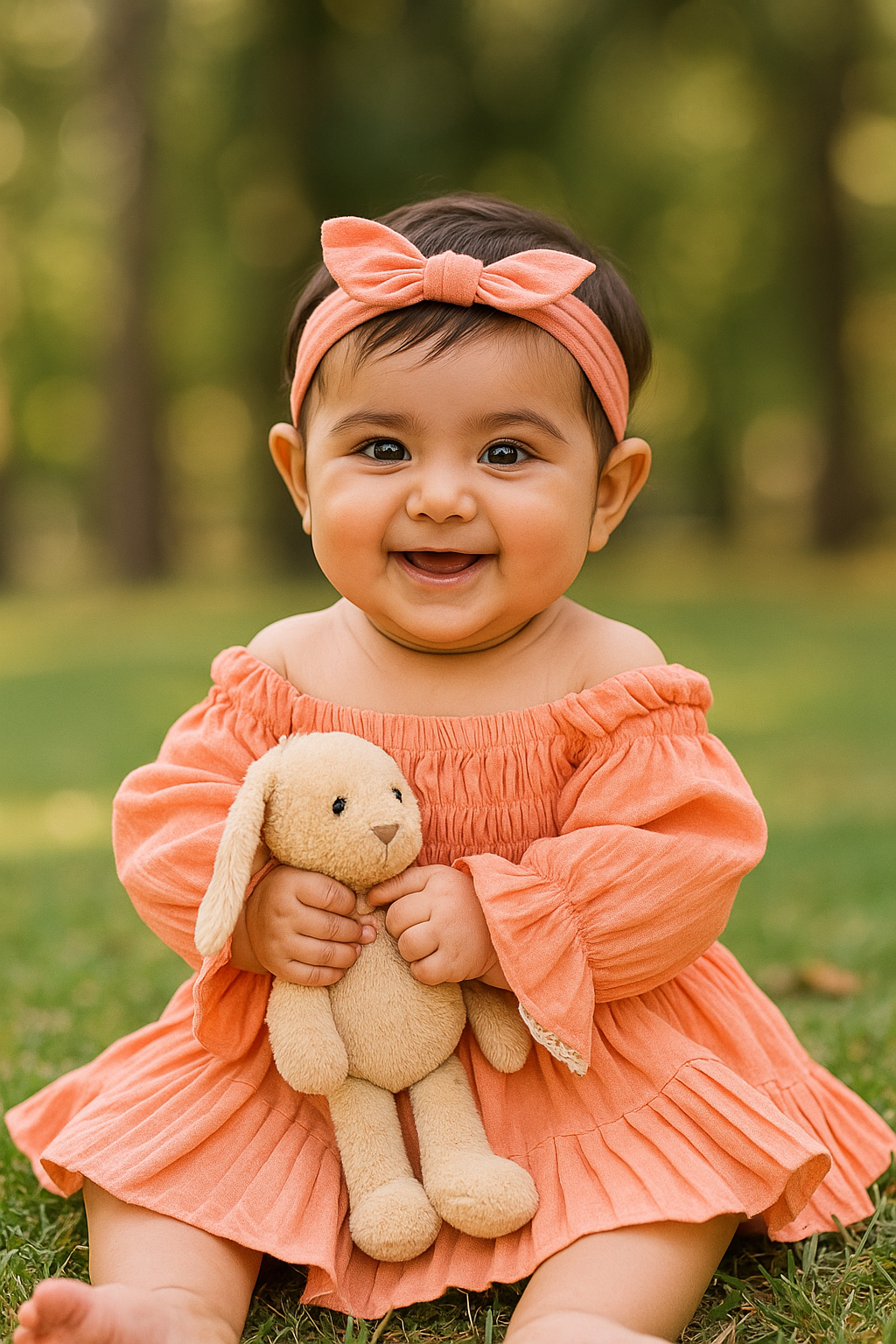 Baby Girl Pretty in Pink Princess Onesie