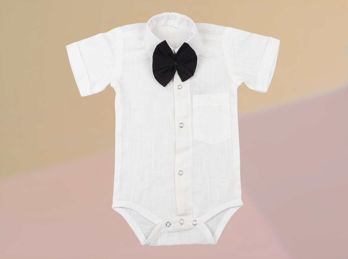 Baby Boy Ivory Infant Shirt Onesie