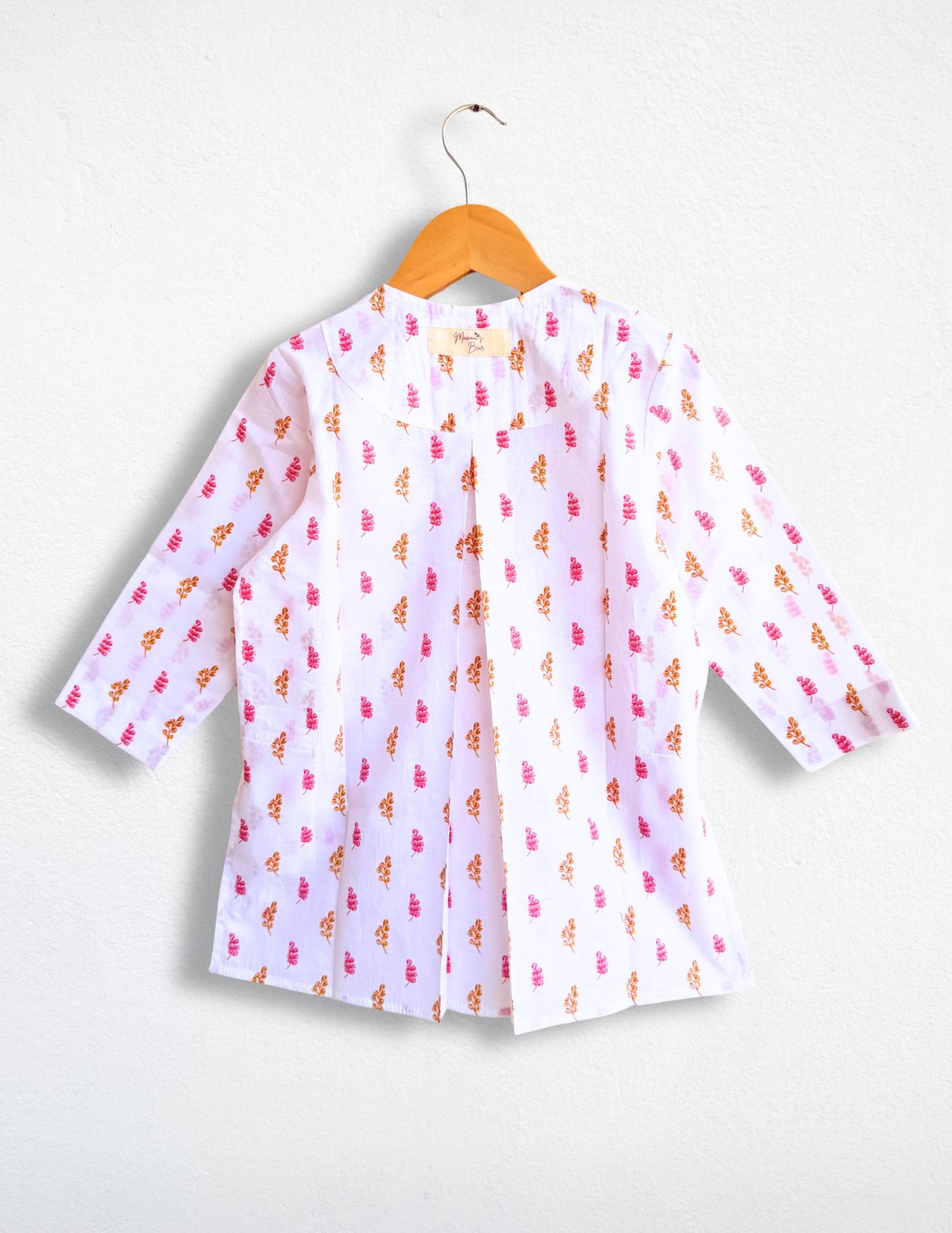 Boys_White_MustardPinkButa_Kurta_Set