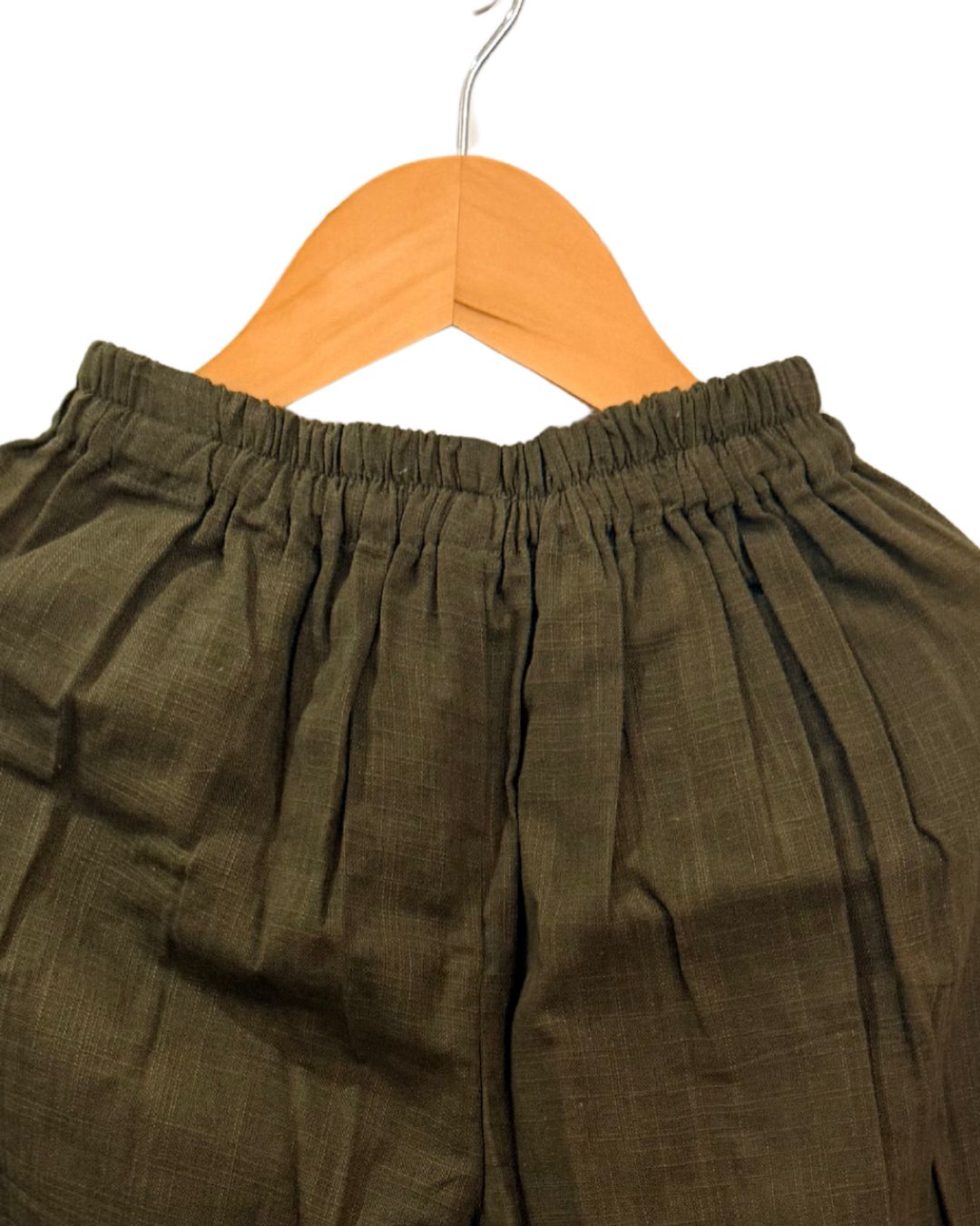 Unisex 100% Cotton Military Green Joggers