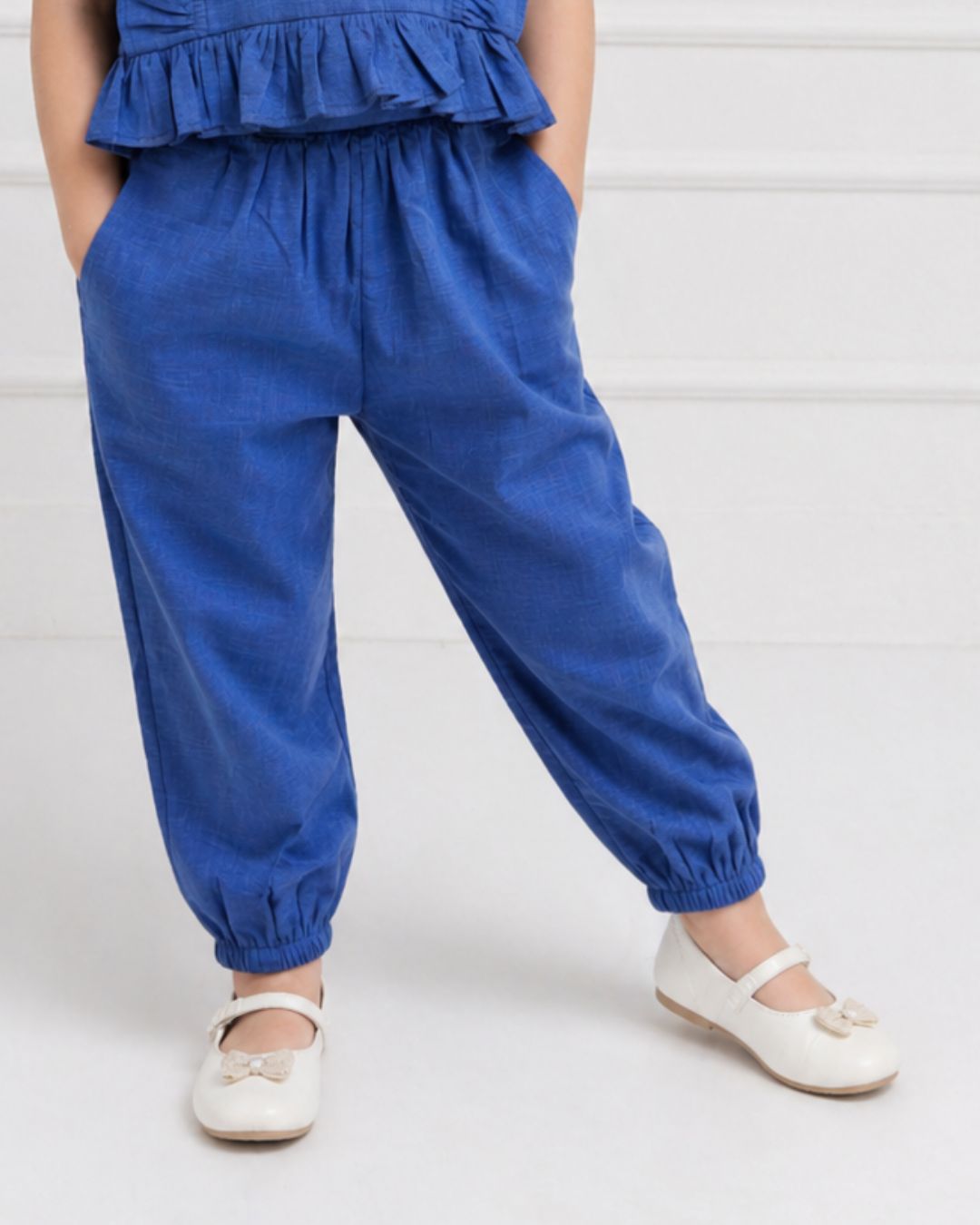 Unisex 100% Cotton Navy Joggers