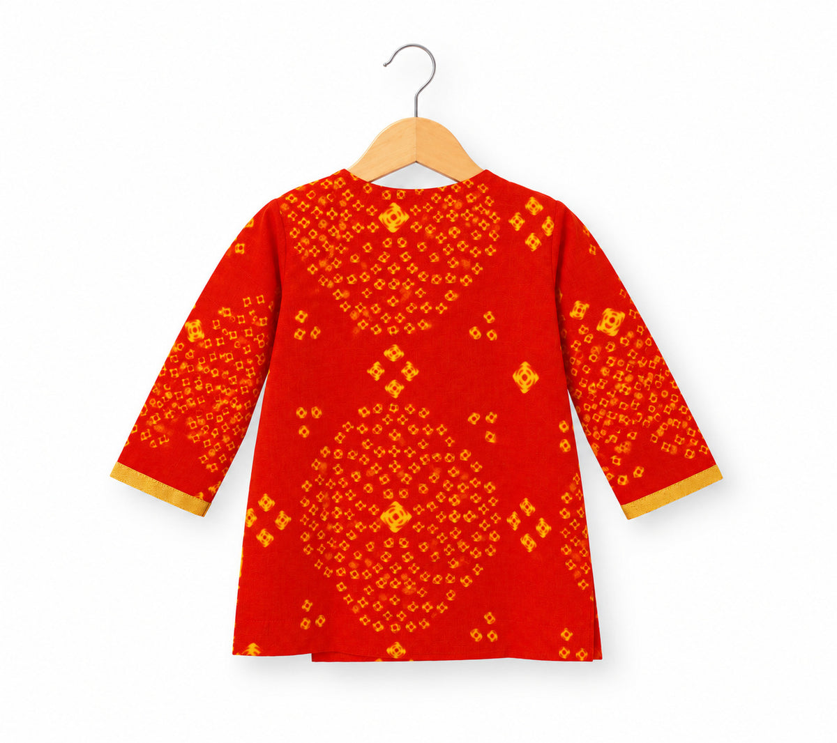 CHHOTA PANDIT ANGRAKHA DHOTI SET - ORANGE